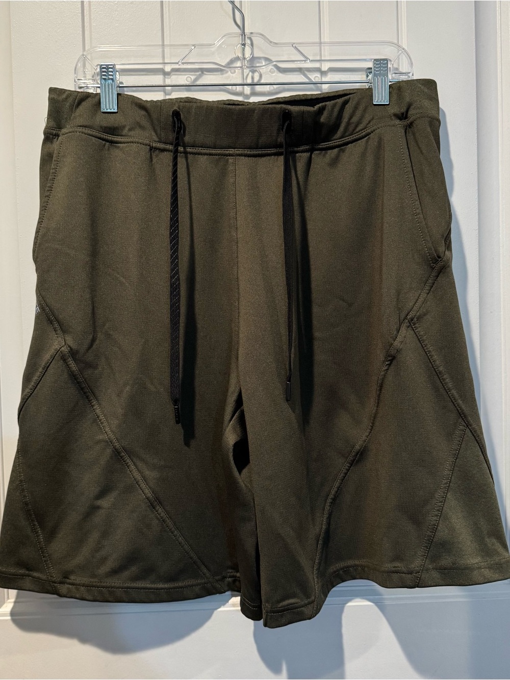 Hylete Olive Men's Athletic Drawstring Shorts